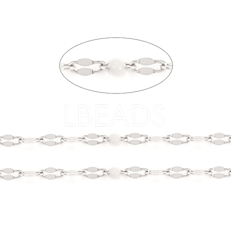 Handmade 304 Stainless Steel Dapped Chains CHS-D026-16I-P-1