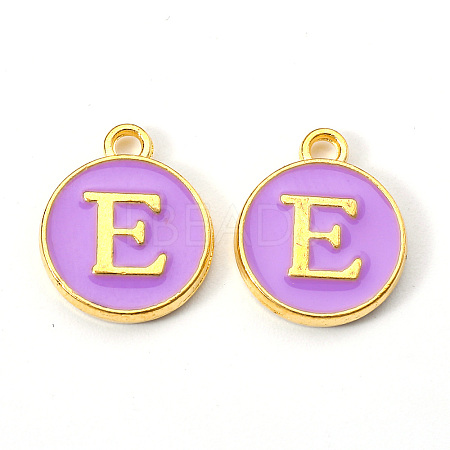 Golden Plated Alloy Enamel Charms LS-X-ENAM-S118-10E-1
