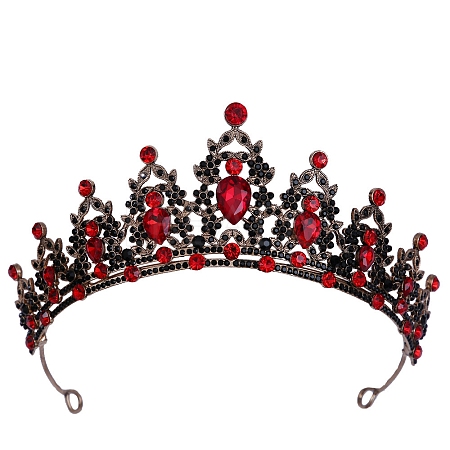 Alloy Rhinestone Crown Hair Bands PW-WG903DF-20-1