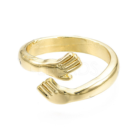 Rack Plating Alloy Cuff Rings RJEW-T011-36LG-RS-1