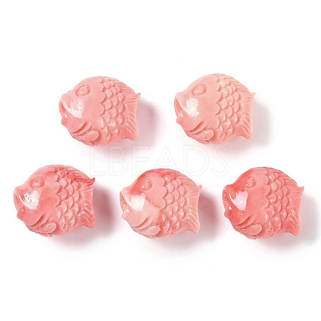 Synthetic Shell Dyed Carved Beads SHEL-H005-11-1