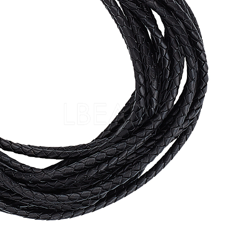 5M Braided Leather Cord with Core WL-BBC0001-01A-02-1