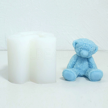 Bear Candle Silicone Molds DIY-L072-015-1