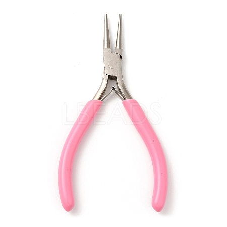 Steel Jewelry Pliers with Plastic Handle Covers PT-Q010-05P-1