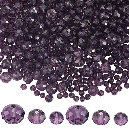 Electroplate Glass Beads Strands EGLA-PA0001-02A-1