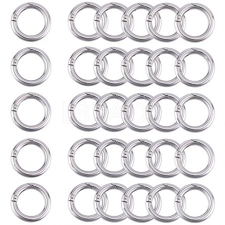 Zinc Alloy Spring Gate Rings FIND-SP0001-08B-1