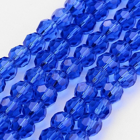 Transparent Glass Bead Strands X-GLAA-G013-8mm-26-1
