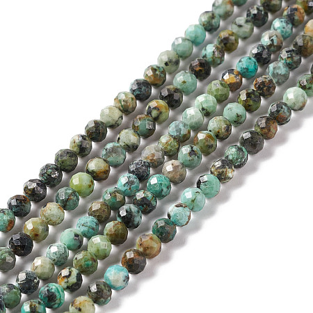 Natural African Turquoise(Jasper) Beads Strands G-F717-01-1