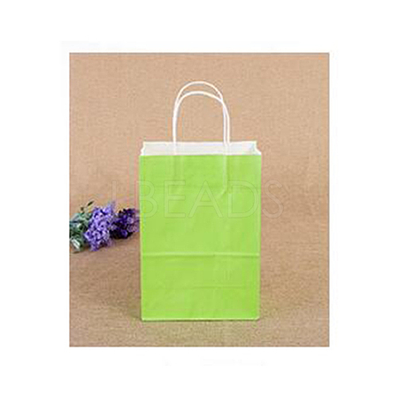 Kraft Paper Bag with Handle CARB-WH0003-B-05-1
