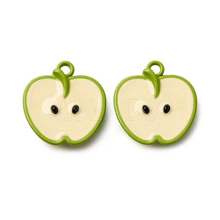 Baking Paint Alloy Pendants FIND-G097-04G-1