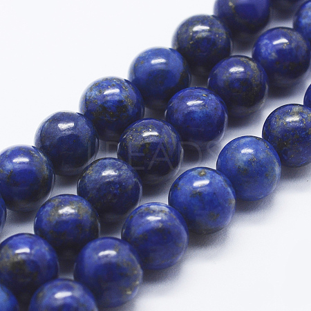 Natural Lapis Lazuli Beads Strands G-P348-01-3mm-1