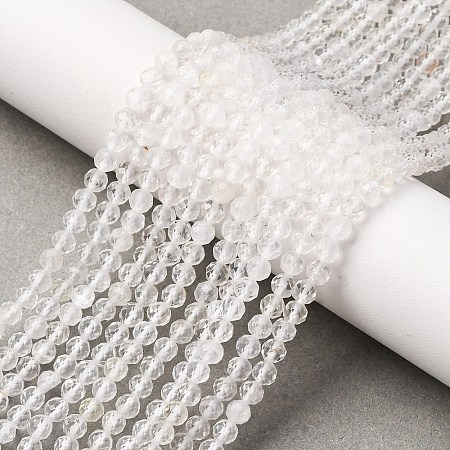 Natural Quartz Crystal Beads Strands X-G-C226-B05-4mm-1