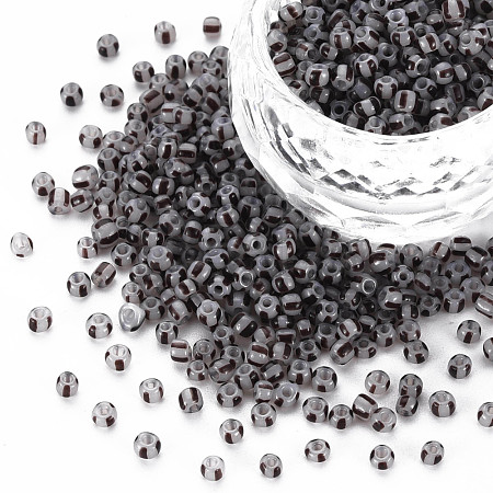 8/0 Opaque Glass Seed Beads SEED-T006-01B-D03-1