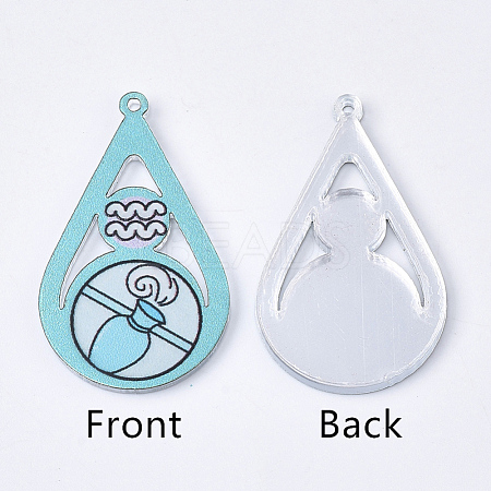 Acrylic Pendants X-OACR-S035-16C-1