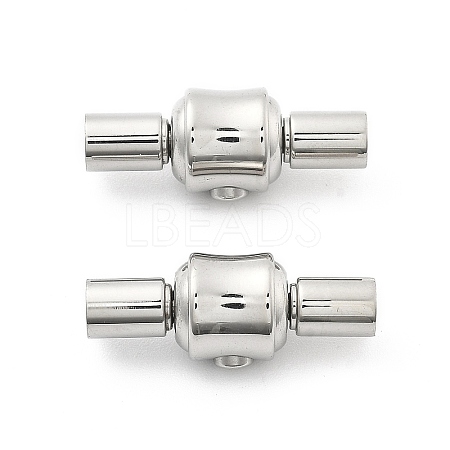 304 Stainless Steel European Clasps STAS-Z115-04P-06-1