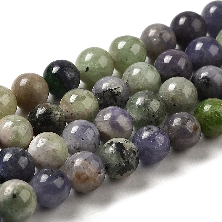 Natural Tanzanite Beads Strands G-Z044-A01-02-1