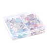70Pcs Transparent and Frosted Glass Beads GLAA-FS0001-59-2