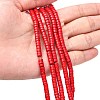 Synthetic Turquoise Beads Strands TURQ-G110-6x3mm-01-4