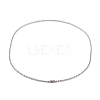Non-Tarnish 304 Stainless Steel Ball Chain Necklaces for Women NJEW-G135-01E-P-1