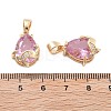 Glass Pendants KK-B125-06G-02-3
