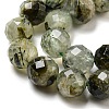 Natural Prehnite Beads Strands G-G457-8mm-03F-01-3
