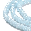 Electroplate Opaque Glass Beads Strands EGLA-A035-P4mm-A10-3