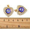 Real 18K Gold Plated Brass Pendants KK-L209-005G-01-3