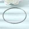 2MM 304 Stainless Steel Bangles for Women SA-CBA37BC-23C-P-3