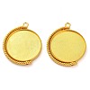 Zinc Alloy Pendant Cabochon Settings FIND-NH0001-13C-G-1
