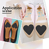 Gorgecraft 8 Pairs 2 Colors Rubber Shoe Sole Heel Anti Slip Grips FIND-GF0005-03-5