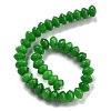 Dyed Natural Malaysia Jade Beads Strands G-P559-A16-01-3