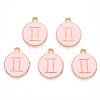 Alloy Enamel Pendants X-ENAM-S124-01A-09I-2