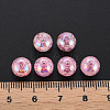 Transparent Crackle Acrylic Beads MACR-S373-66-L04-5