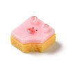 Cute Pig Theme Resin Imitation Food Decoden Cabochons RESI-U0003-02C-2