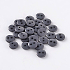 2-Hole Flat Round Resin Sewing Buttons for Costume Design BUTT-E119-20L-01-1