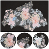 2Pair 2 Style Polyester Embroidery Costume Accessories DIY-NB0007-16-4