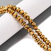 Electroplate Transparent Glass Beads Strands EGLA-A034-T6mm-UA01-3