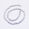 Synthetic Howlite Beads Strands G-E110-4mm-5-2