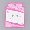 Cardboard Paper Jewelry Display Cards for Hair Ties Storage CDIS-N004-17-1