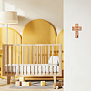 1Pc Wood Cross Wall Decoration AJEW-DC0003-93-5