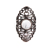 Natural Howlite Retro Finger Rings RJEW-B067-02R-24-2