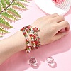 150G Christmas Themed Glass Beads GLAA-YWC0004-05-7