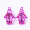 Transparent Acrylic Pendants TACR-S133-006-2