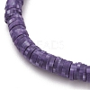 Polymer Clay Heishi Beads Stretch Bracelets BJEW-JB05498-5