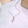 Trendy 925 Sterling Silver Pendant Necklaces NJEW-BB22405-6