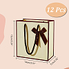 Rectangle Paper Gift Storage Bags with Handle CARB-WH0017-13B-2