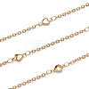 3.28 Feet 304 Stainless Steel Heart Link Cable Chains X-STAS-P254-07G-1