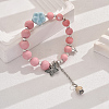 Cute Ceramic Bead Bracelet with Adjustable Colorful Beads for Women YE1843-1-1