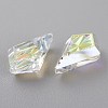 Embossed Glass Rhinestone Pendants GLAA-J101-01A-001AB-3