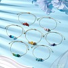 7Pcs 7 Styles Natural & Synthetic Mixed Gemstone Braided Bead Bracelets Set BJEW-JB11034-2